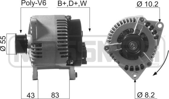 Wilmink Group WG2012084 - Генератор mashina-shop.ru