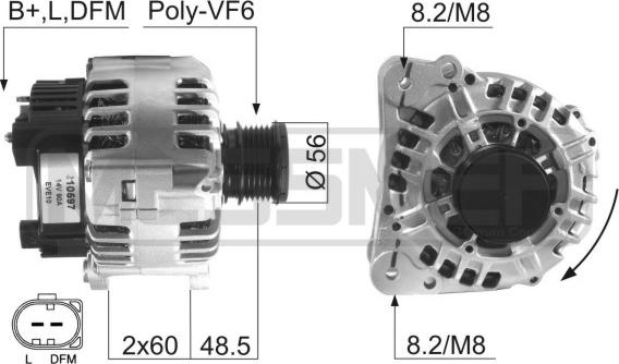 Wilmink Group WG2012070 - Генератор mashina-shop.ru