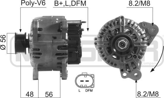 Wilmink Group WG2150887 - Генератор mashina-shop.ru