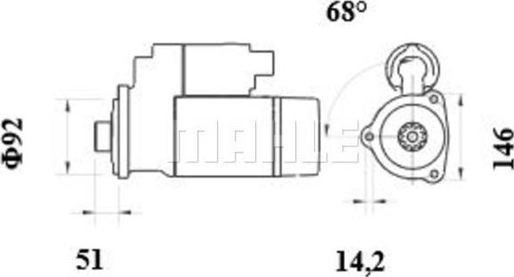 Wilmink Group WG2203455 - Стартер mashina-shop.ru