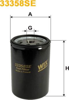 WIX Filters 33358SE - Топливный фильтр mashina-shop.ru