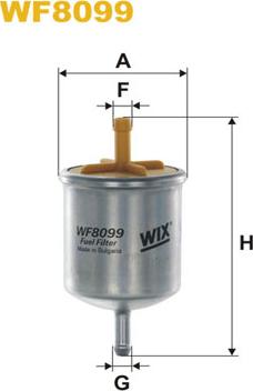 WIX Filters WF8099 - Топливный фильтр mashina-shop.ru