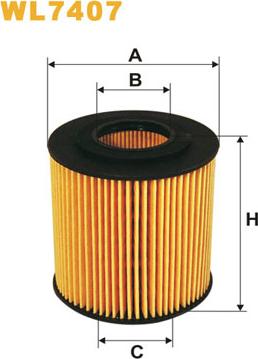 WIX Filters WL7407 - Масляный фильтр mashina-shop.ru