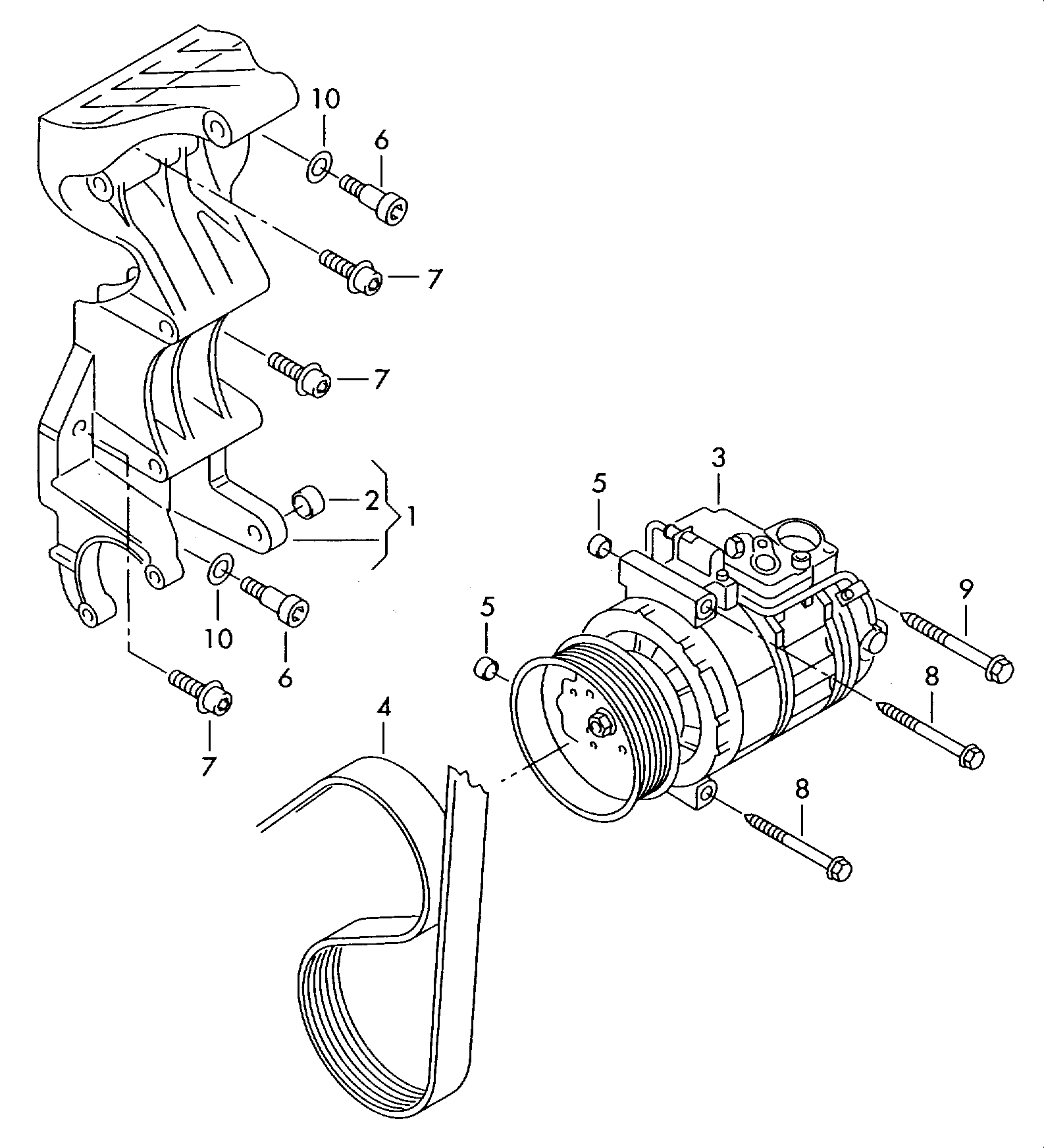 HELLA 8FK 351 001-871 - Компрессор кондиционера mashina-shop.ru