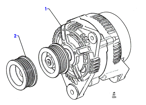 BOSCH 0 123 310 014 - Генератор mashina-shop.ru