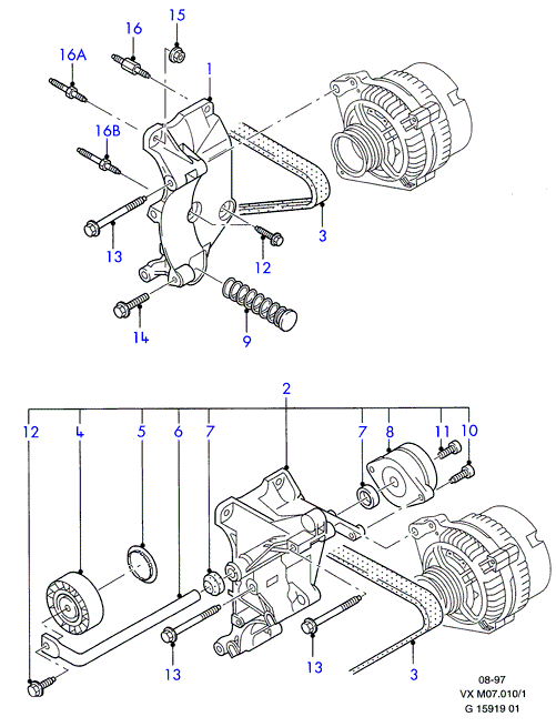 ÜRO Parts 037121010C - Водяной насос mashina-shop.ru