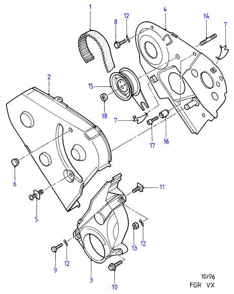 BOSCH 1 987 949 473 - Зубчатый ремень ГРМ mashina-shop.ru