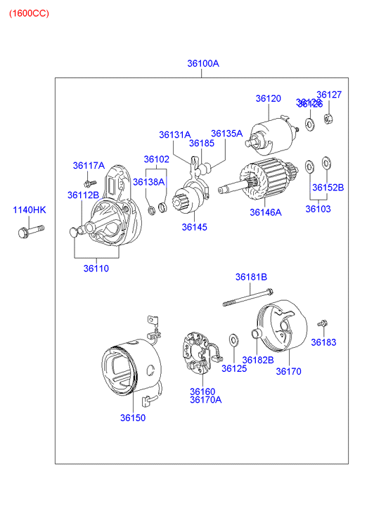 Ashika 003-C125 - Стартер mashina-shop.ru