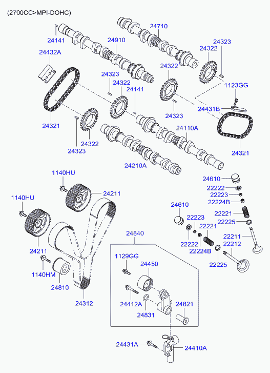 Blue Print ADG07308 - Комплект зубчатого ремня ГРМ mashina-shop.ru