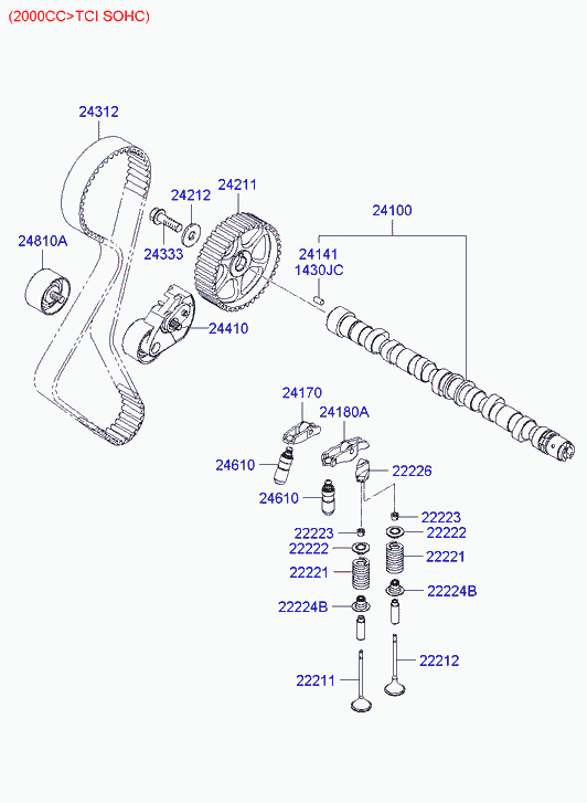 Blue Print ADG07308 - Комплект зубчатого ремня ГРМ mashina-shop.ru