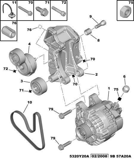 HC-Parts CA1498IR - Генератор mashina-shop.ru