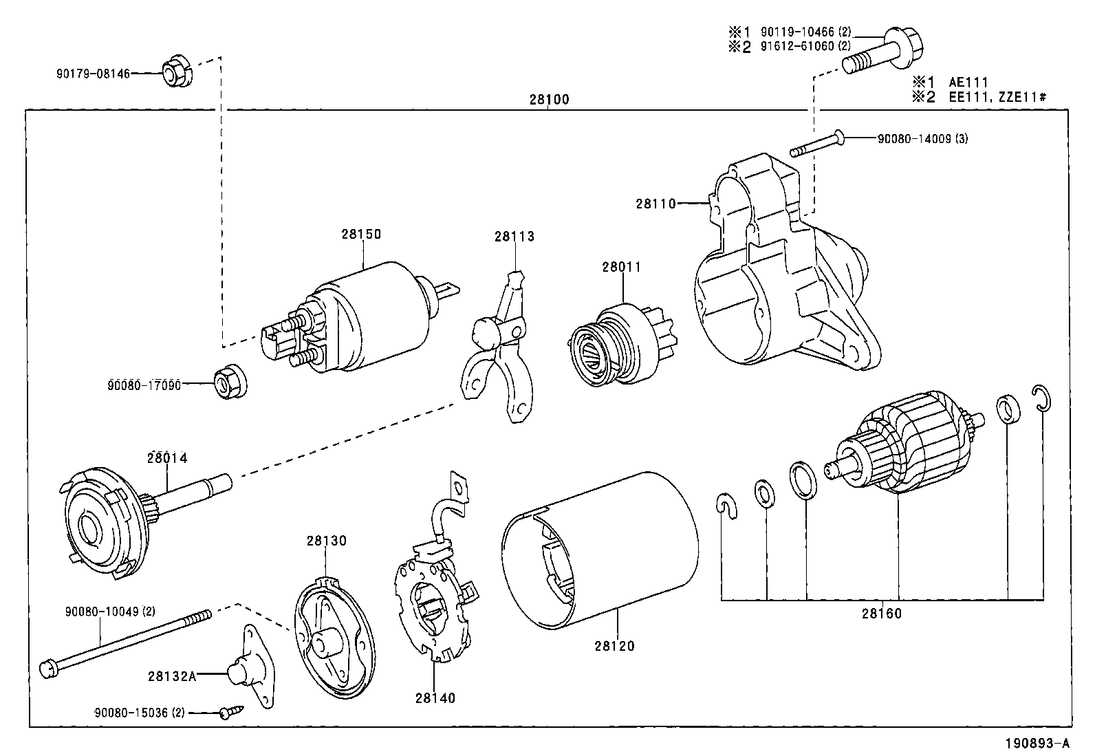 BOSCH 0 001 107 433 - Стартер mashina-shop.ru